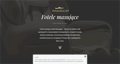 Desktop Screenshot of massaggio.pl