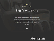 Tablet Screenshot of massaggio.pl